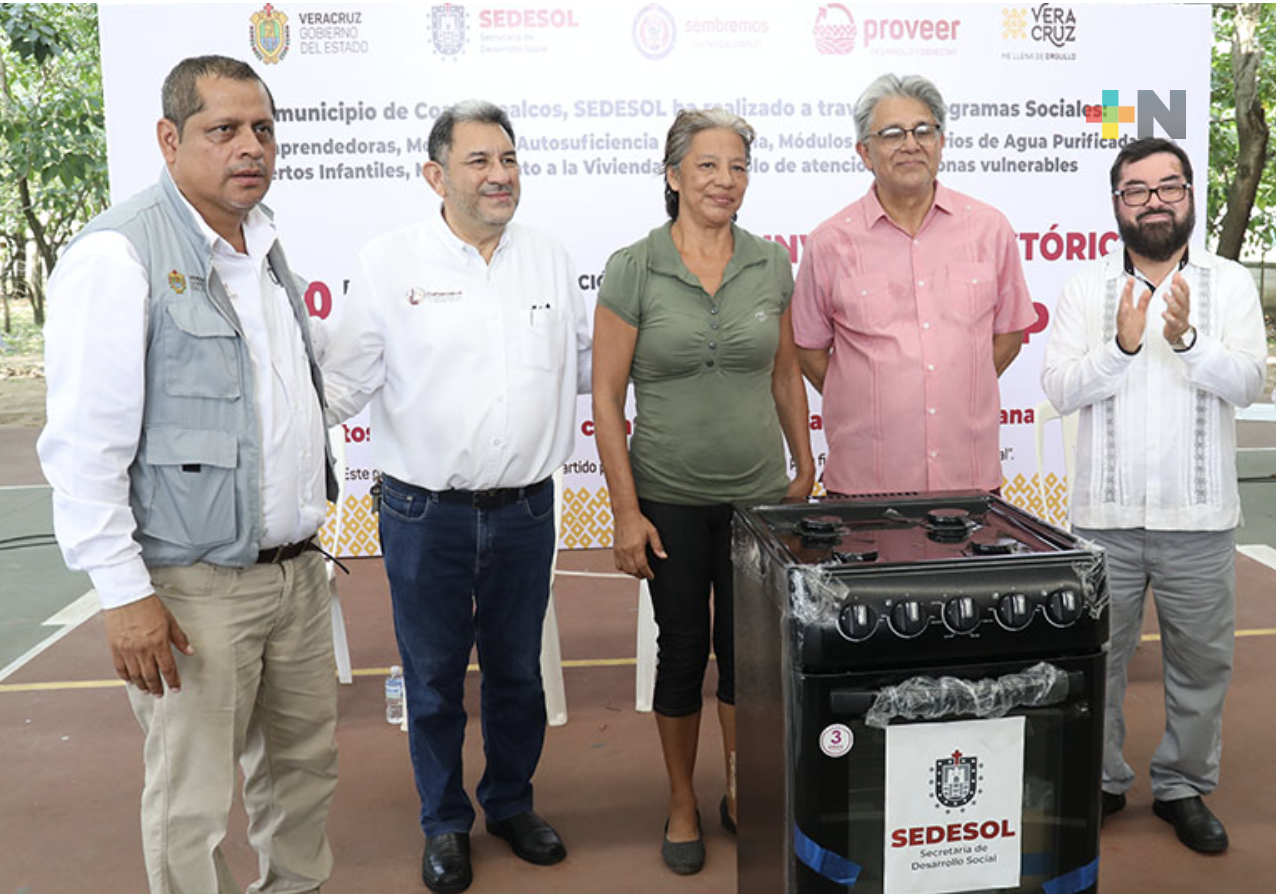 Aplica Sedesol 30 mdp en vivienda y proyectos productivos para 5 mil habitantes de Coatzacoalcos